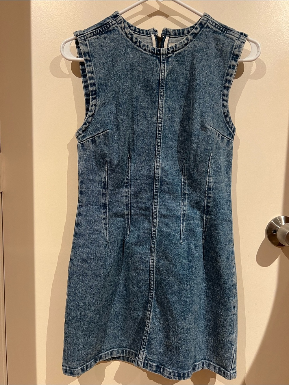 Abercrombie & Fitch Light Wash Denim Dress